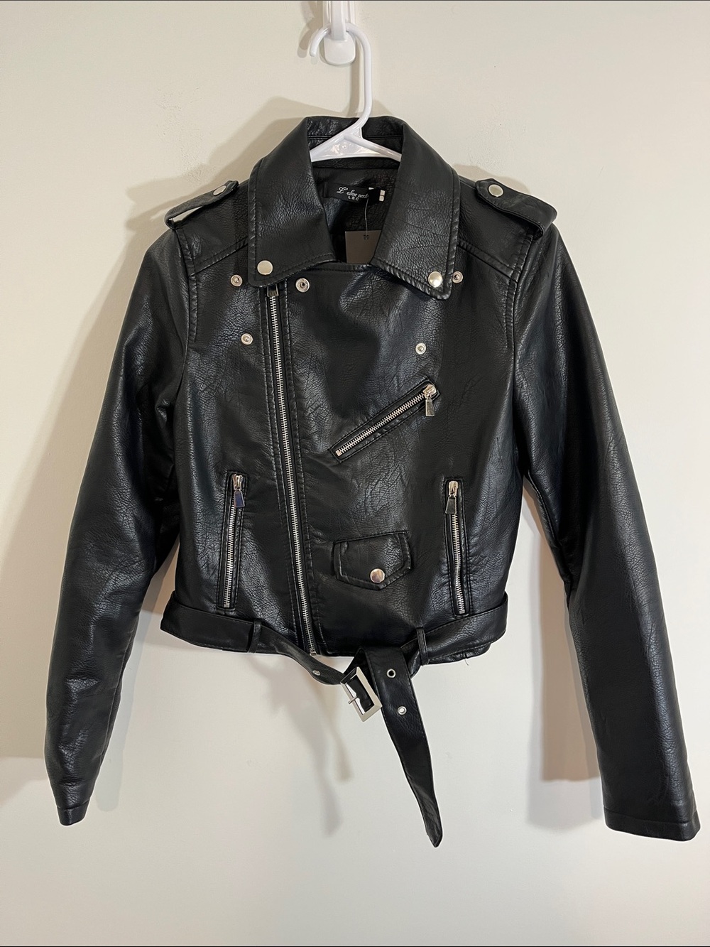 Nasty Gal faux leather jacket size  1 NWT